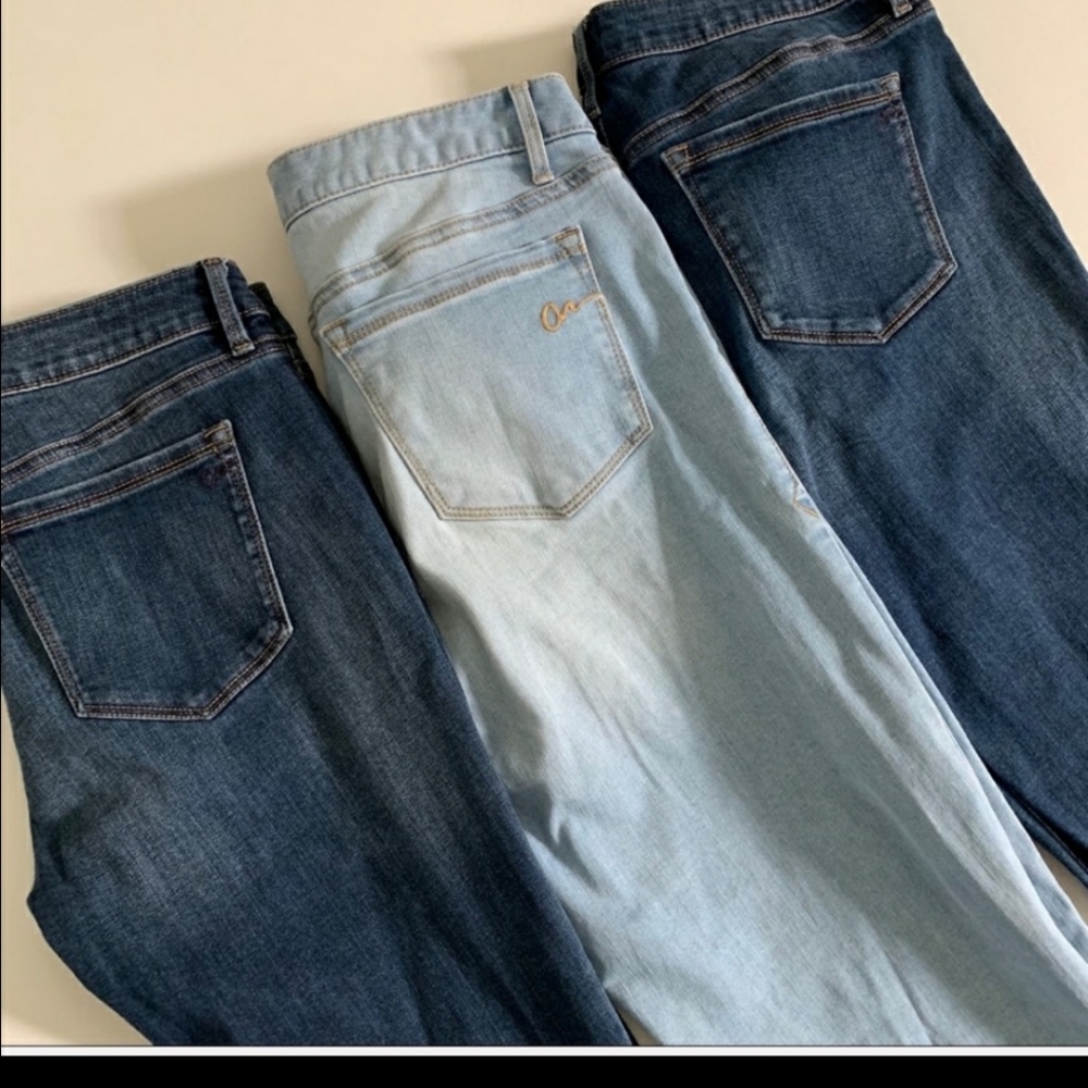 3 pairs of American rag bootcut jeans